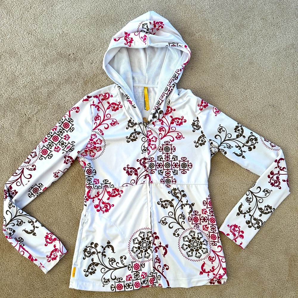 Floral Patterned Women's Hoodie Sweater
